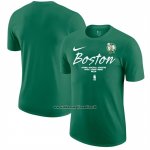 Maglia Manica Corta Boston celtics Verde